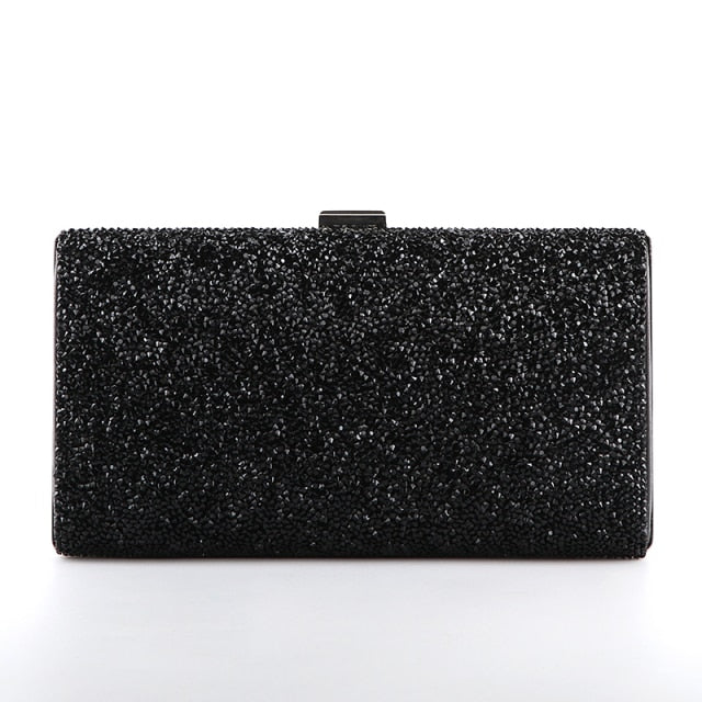 Diamond Sequin Evening Clutch - Flawlessly Exquisite