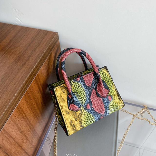 Fashion Snake Skin Women Shoulder Totes Handbag - Flawlessly Exquisite
