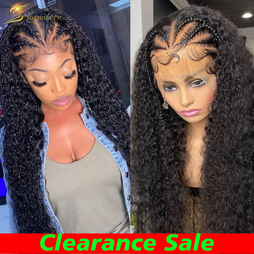 Full Lace Front Wig 10-34 Inch Loose Deep Wave HD Frontal Wigs/ Curly Human Hair Brazilian 13x4 Wet And Wavy Water Wave - Flawlessly Exquisite
